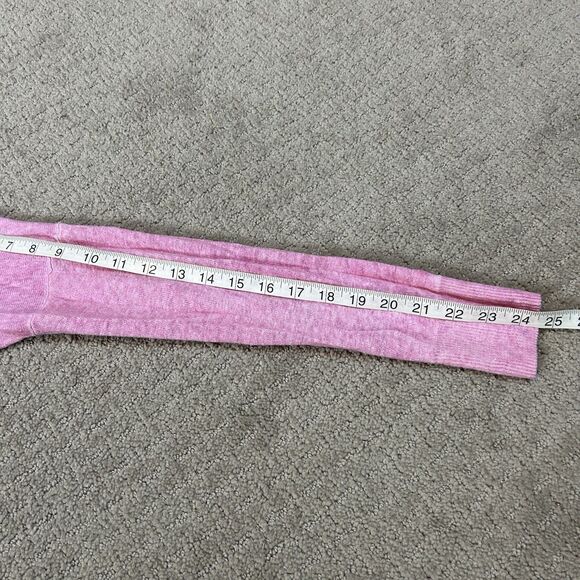 J. Crew Linen Short Women’s XS Pink Burnout Raglan Round Neck Lightweight Casual - Picture 10 of 10